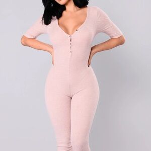Fashion Nova blush body suit